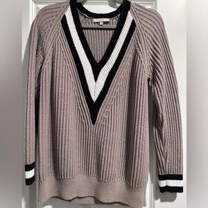 Joan Vass V-Neck Sweater